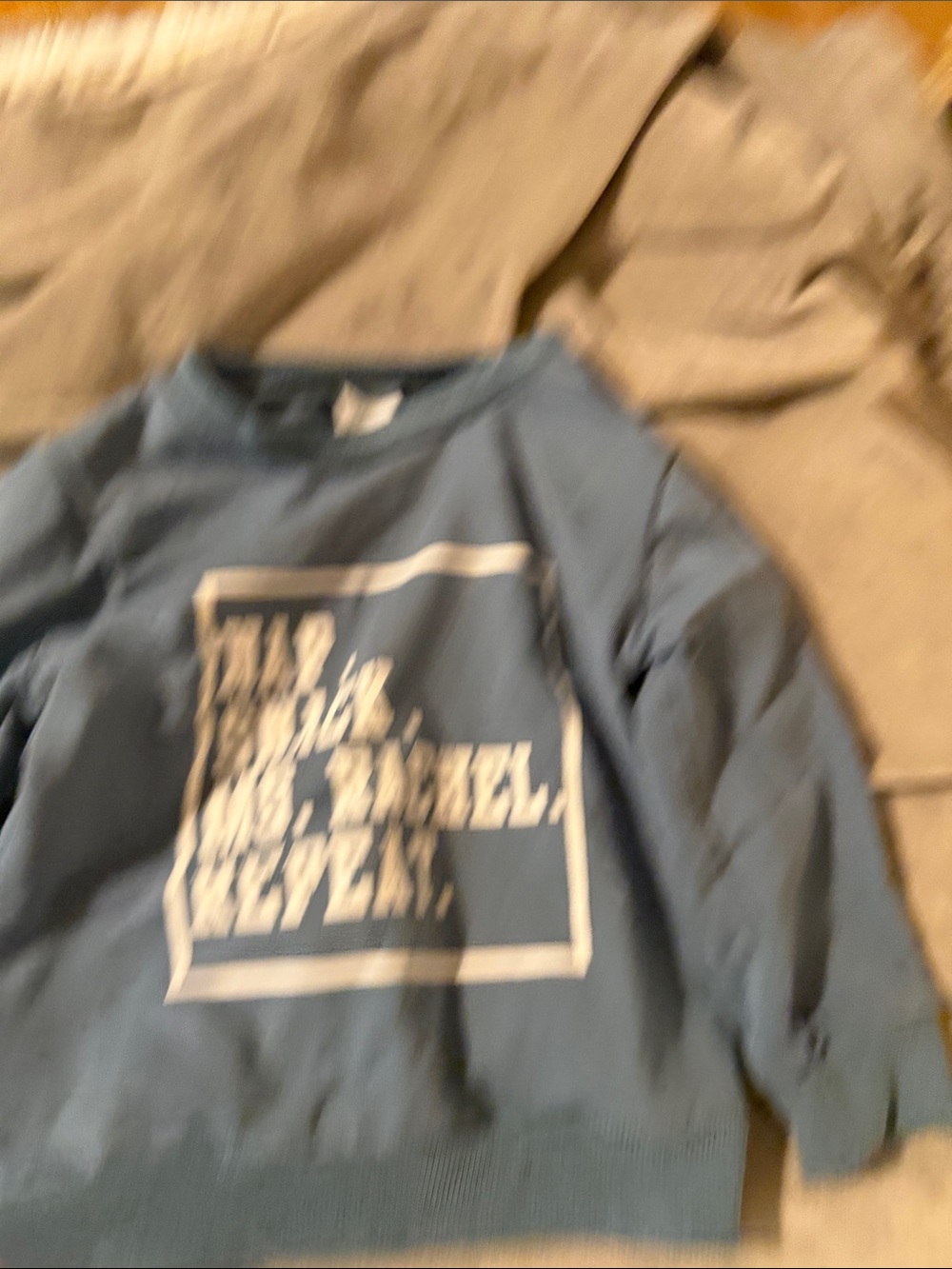 Kids Blue Graphic Sweatshirt - Unbranded